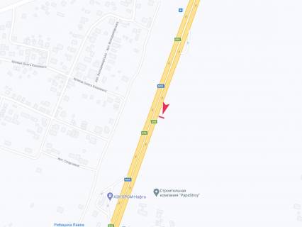 Билборд B в Глевахе, 3x6  Траса Київ-Одеса (М-05), смт Глеваха, (2), виїзд із Києва у бік Одеси схема