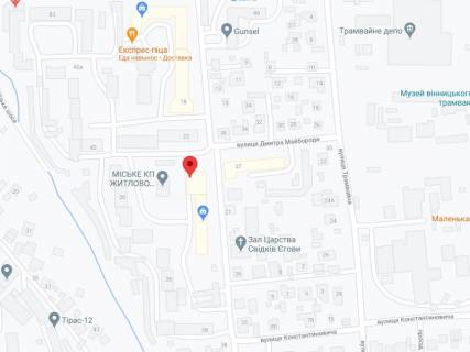 Видеоборд A в Виннице Ратушної вул., 24а, аптека "Конекс", прайс за ролик 10 сек 1 вихід/5 хвилин, на двосторонньому екрані, від 144 виходів на день. Розрахунок для інших параметрів трансляції уточнюйте у менеджера. - 301276 схема