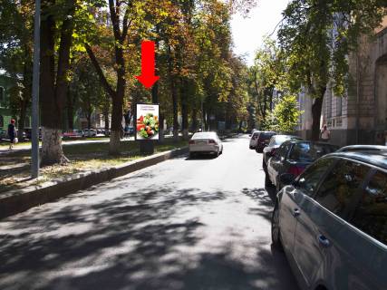 Сiтiлайт A у Києві, 1.8x1.2  Липська вул., 16 / пров. Липський, навпроти ресторану "Липський особняк", в сторону вул. Орлика Фото 1