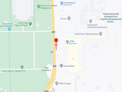 Ситилайт A в Николаеве Героїв Сталінграда пр., 9Т, зупинка "УДМТУ" схема