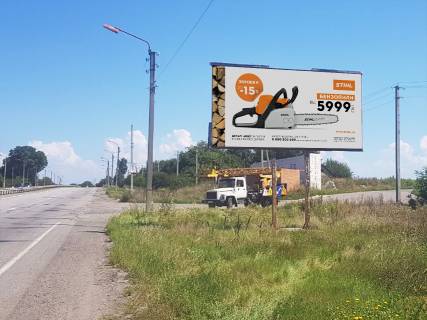 Билборд A в Манченках, 3x6  смт Манченки, Київська траса, поворот на п.Караван, напрямок у бік Харкова фото 1