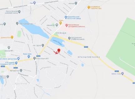 Билборд A в Красилове, 3x6  Перемоги вул. схема