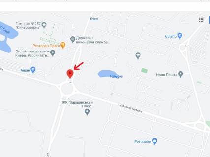 Білборд, Бігборд (Борд)  A у Києві просп. Європейського Союзу (Правди). - Гонгадзе пр. схема