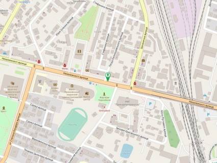 Ситилайт B в Ивано-Франковске Незалежності  перед Космос №1  центр схема