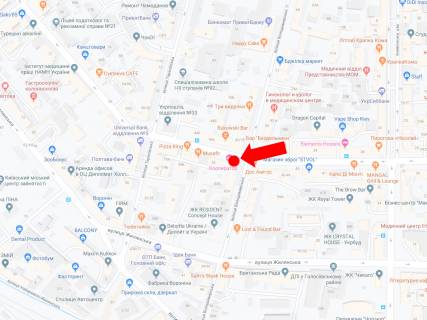 Ситилайт A в Киеве, 1.8x1.2  Саксаганського вул. 53/80 - вул. Володимирська, в сторону Галицька площа (Перемоги пл.) схема
