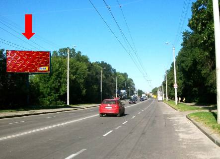 Билборд  в Хмельницком, 3x6  Львівське шосе, 55, в бік ринку и центру фото 1