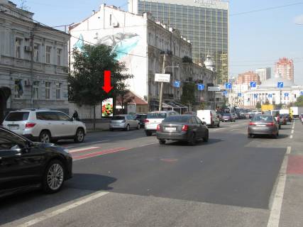 Ситилайт A в Киеве, 1.8x1.2  Саксаганського вул. 143, в сторону Галицька площа (Перемоги пл.) фото 1