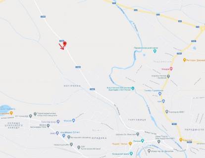 Билборд  в Бучаче, 3x6  в'їзд з боку Переволоки схема