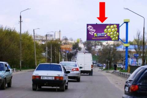 Билборд A в Кропивницкий (Кировоград), 3x6  Кропивницького вул., біля АЗС, Авторинку, ТЦ "Тарон" (флажок) фото 1