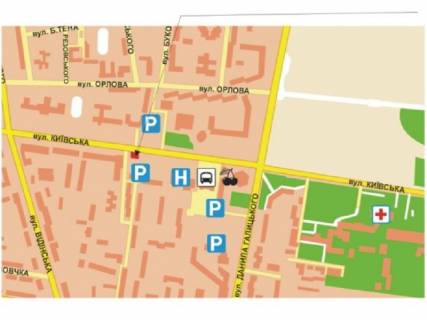 Призма A в Ровно Київська вул., 36 - 297660 схема