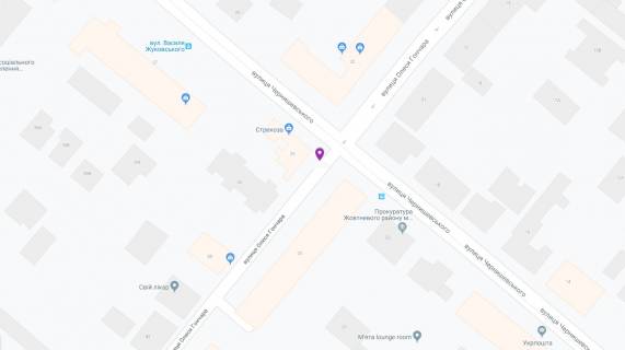 Бэклайт A в Днепр (Днепропетровск), 3.14х2.32  вул. О. Гончара - вул. Чернишевського, на світлофорі схема