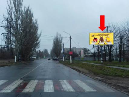 Билборд A в Мелитополе, 3x6  Алексєєва ул.- вул. Вакуленчука, в центр фото 1