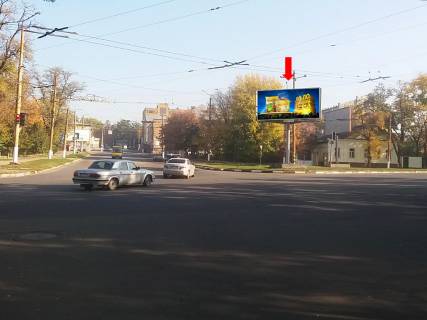 Билборд A в Кропивницкий (Кировоград), 3x6  Чикаленка вул. (кол. Медведєва вул.) / Олефіренка вул. (кол. Фрунзе вул.), супермаркет "АТБ", парк "Ковалівський" фото 1