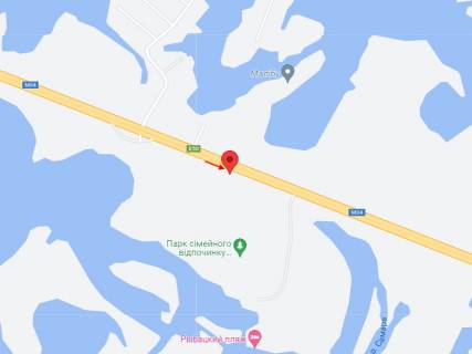 Билборд A на трассах Днепровской области, 6х3  Автошлях Дніпро - Павлоград (М-30), рух до м. Павлоград, перед Самарським мостом схема