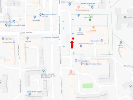 Ситилайт  в Львове, 1.8x1.2  Червоної Калини пр., 109, ост. "пр.Червоної Калини", в центр схема