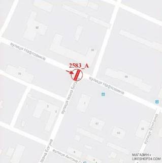 Билборд A в Херсоне Нафтовиків вул. - Богуна вул. (колиш. Ілліча вул.) схема