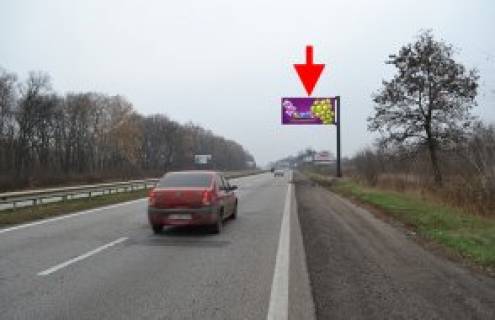 Билборд A в Коротыче, 3x6  Траса Київ - Харків, 464 км - с. Коротич, Київська вул., у бік м. Харків фото 1