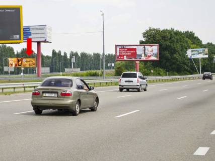 Билборд B в Киеве, 3x6  Траса Київ-Бориспіль, роздільник, в бік а/п Бориспіль, права фото 1