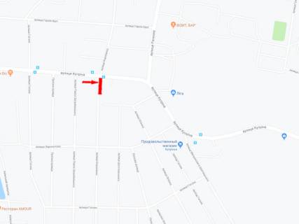 Билборд A в Хмельницком Купріна вул., зупинка "Ринок" схема