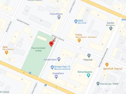 Ситилайт A в Николаеве Соборна вул. (Радянська) ., 2, навпроти, третій схема