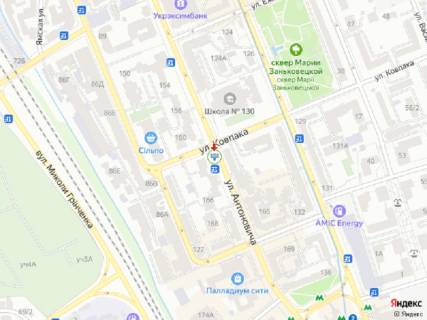 Видеоборд A в Киеве Антоновича вул. (колиш. Горького), 162, на світлофорі, прайс за трансляцію ролика 10 сек 1вихід/90 сек, з 0:00 до 23:59 - 369045 схема