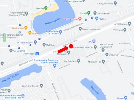 Billboard  in Kyiv, 3x6  Darnic'ke sose, kolo  AZS UPG, v storonu Harkivs'kogo sose scheme