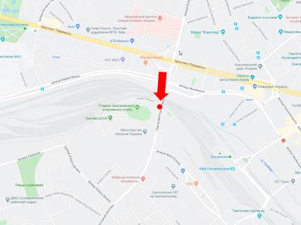 Video Billboard A in Kyiv, 2.3x3.14  Povitroflots'kij av., na Povitroflots'komu mostu, v storonu pl. Sevastopol's'koi, (rolik 10 sek, 1 vihid/1,5 hvilini) - 449287 scheme
