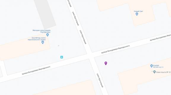 Бэклайт A в Днепр (Днепропетровск) Вернадского ул. (бывш. Дзержинського ул.), 10 - Крутогірний узвіз (Рогальова Вул.) схема