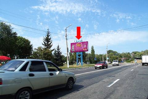 Билборд B в Кременчуге, 3x6  Полтавський пр. - Свободи пр. фото 1