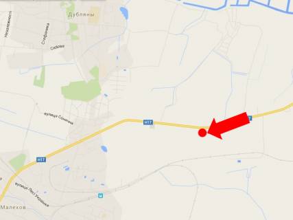 Билборд  в Львове, 3x6  Траса Київ-Львів, с. Дубляни, в бік Львова схема