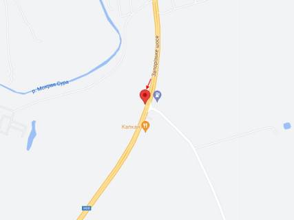 Билборд A в Братську, 6х3  Автошлях Дніпро - Запоріжжя (Н-08), біля с. Братське, навпроти Братського ринку, поворот на с. Волосське, поруч з АЗС НЕФТЕК схема