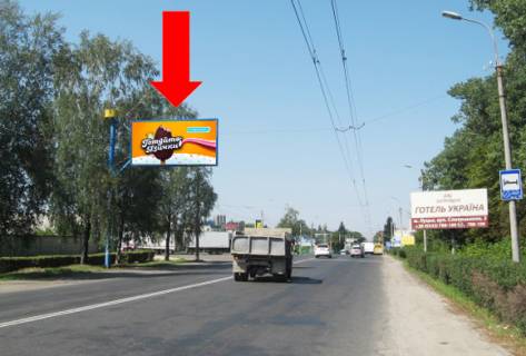 Билборд  в Луцке, 3x6  Рівненська вул., між АЗС "БРСМ" і "ОККО", в центр фото 1