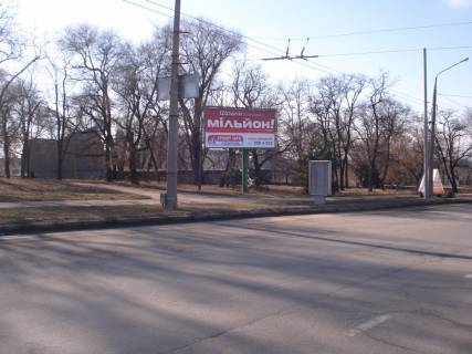 Білборд, Бігборд (Борд)  B у Запоріжжі Соборний ін. (Кол. Леніна пр.), В'їзд на греблю Фото 1