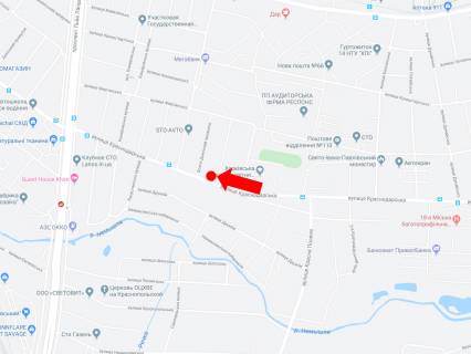 Билборд A в Харькове, 3x6  Єдності вул. (Краснодарська вул.). 41 - пров. Балхашський, в бік просп. Льва Ландау (50-річчя СРСР) схема