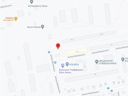 Видеоборд A в Никополе Жуковського вул., 83в, аптека "Мед Сервіс", №Дп064, прайс за ролик 10 сек 1 вихід/5 хвилин, з 8:00-22:00. Розрахунок для інших параметрів трансляції уточнюйте у менеджера. - 301468 схема