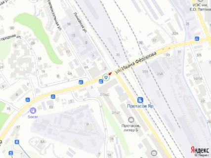 Скроллер B в Киеве Протасів Яр вул. - Грінченка вул., з центру - 337086 схема