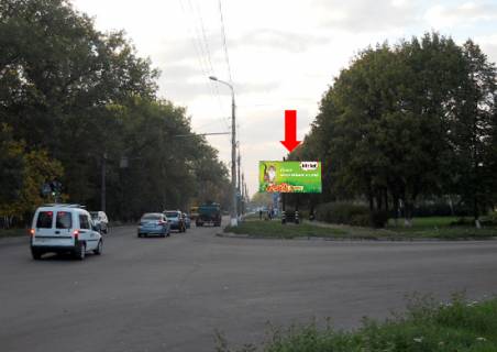 Билборд A в Сумах, 3x6  Білопольський шлях вул. / Чернігівська вул., біля АЗС "ОККО", автосалону "Артмотор", з центру фото 1