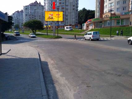 Білборд, Бігборд (Борд)   у Тернополі, 3x6  Коновальця вул., 18, роздільник, в бік Бандери пр. Фото 1