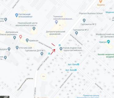 Scrolller, Scroll B in Dnipro (Dnipropetrovsk) Gagarina av., 26 - Televizijna st. - 254038 scheme