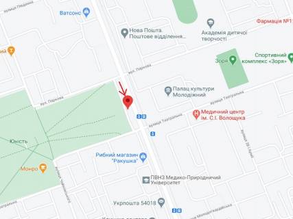 Сiтiлайт A у Миколаєві Богоявленський просп. (Жовтневий просп.)., 39А схема