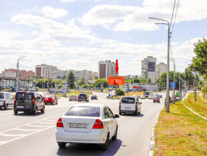 Video Billboard B in Kharkiv, 3x6  Нескорених (кол. Героїв Праці) вул., 2в, зупинка "Архітектора Гінзбурга", в центр - 667822 Photo 1