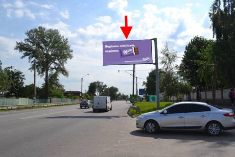 Білборд, Бігборд (Борд)  A у Пісочині, 3x6  Полтавський шлях - с. Пісочин, Клубна вул., в центр Фото 1