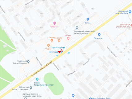 Ситилайт B в Харькове, 1.8x1.2  Полтавський Шлях вул., 190, зупинка "Лавренка (Кашуби) вул.", автобусна схема