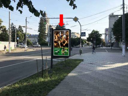 Ситилайт  в Житомире, 1.8x1.2  Київська вул., 9 / Театральна вул., біля ПУМБу, на світлофорі фото 1