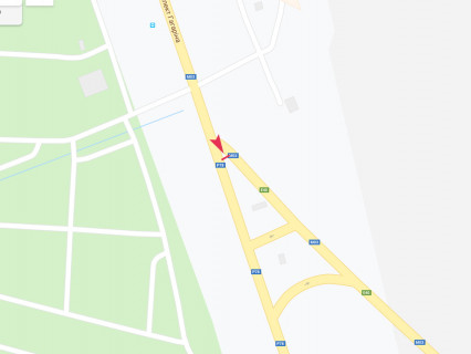 Билборд B в Харькове, 3x6  Аерокосмічний (кол. Гагаріна) пр. - Окружна дорога, з центру схема