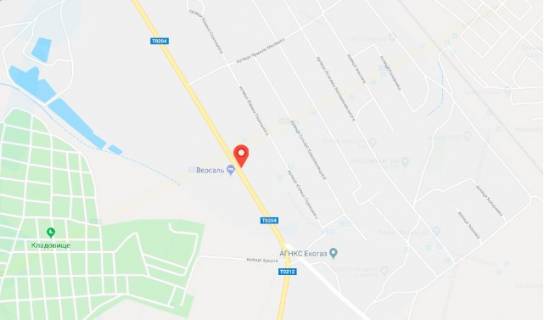 Билборд A в Виннице Тиврівське шосе, недалеко від "Версаль" схема