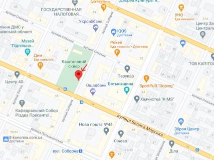 Ситилайт A в Николаеве Соборна вул. (Радянська) ., 2Б, навпроти, перший схема