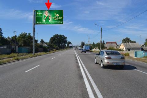 Билборд B в Песочине, 3x6  Комарова вул. - Полтавський шлях, с. Пісочин, з центру фото 1