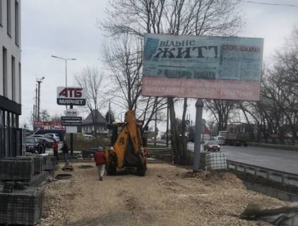 Билборд B в Тернополе, 3x6  15-го Квітня вул., Диканька, АТБ, з центру фото 1