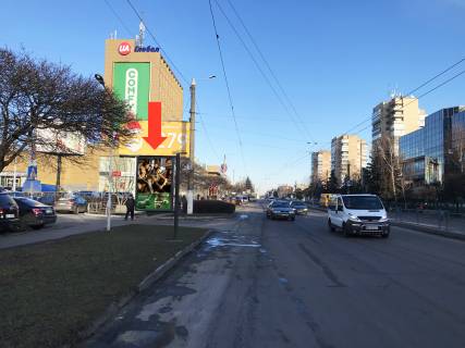 Citylight B in Zhytomyr, 1.8x1.2  Kiivs'ka st. - st. Shidna, bila TRC "Armarok", McDonald's, z centru Photo 1